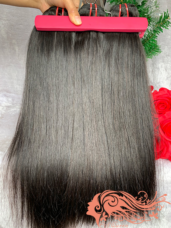 Csqueen 9A Straight hair 12 Bundles 100% Human Hair Unprocessed Hair - Click Image to Close